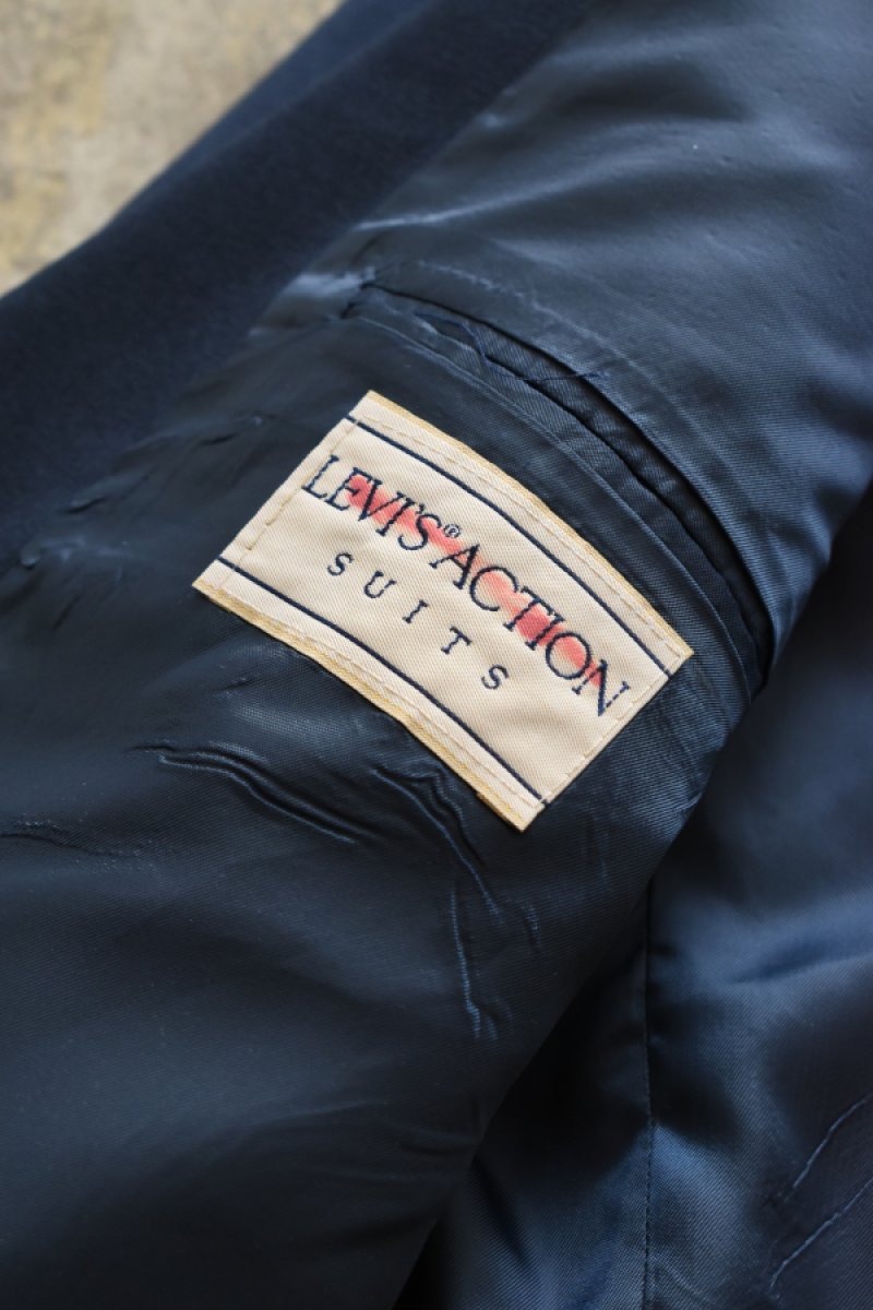 画像9: 70's LEVI’S ACCTION SUIT STA-PREST  navy blazer -made in USA- (9)
