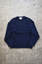 画像1: 90's Eddie Bauer cotton crew neck sweater -made in USA- (1)