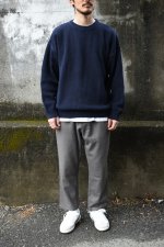 画像12: 90's Eddie Bauer cotton crew neck sweater -made in USA- (12)