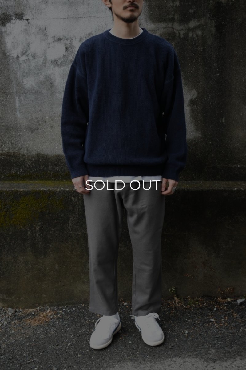 画像12: 90's Eddie Bauer cotton crew neck sweater -made in USA- (12)