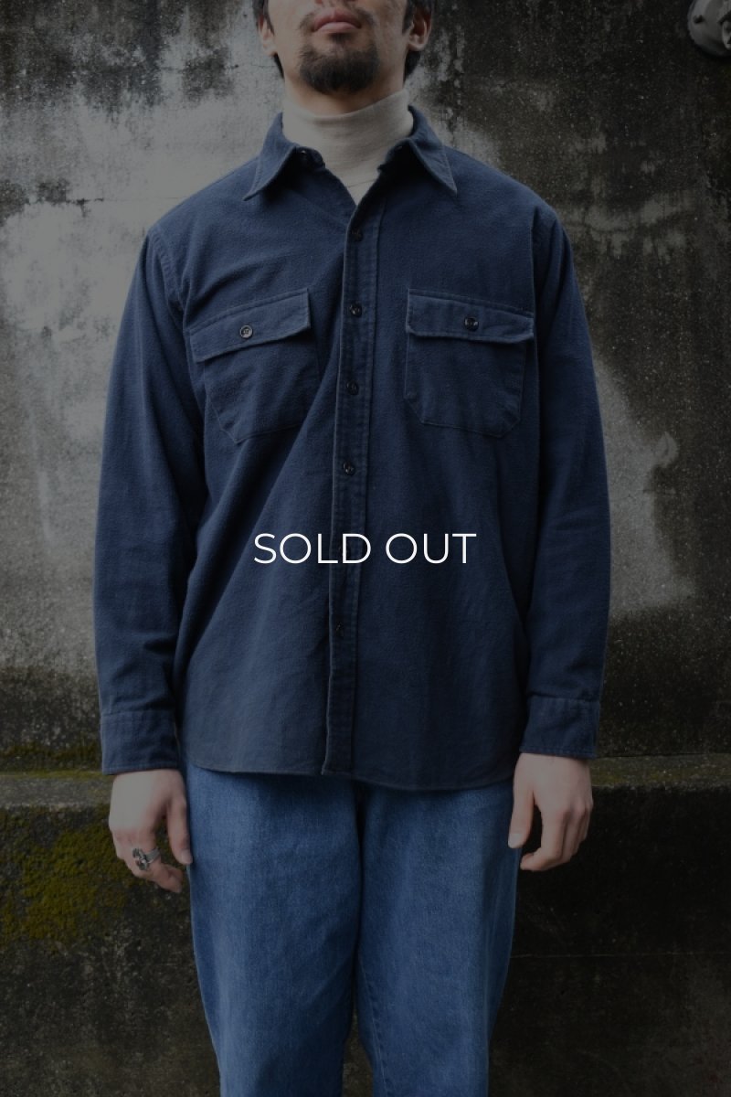 画像8: 80's L.L.Bean chamois cloth shirt -made in USA- (8)