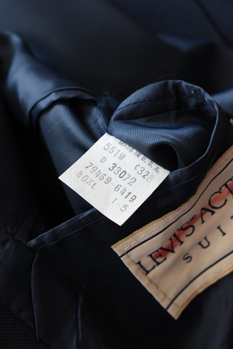 画像10: 70's LEVI’S ACCTION SUIT STA-PREST  navy blazer -made in USA- (10)