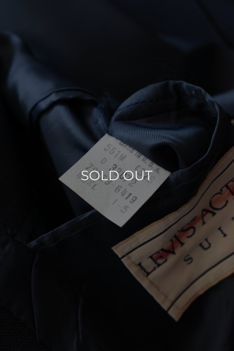 画像10: 70's LEVI’S ACCTION SUIT STA-PREST  navy blazer -made in USA- (10)
