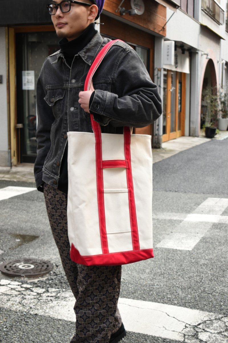 画像3: [NEW] Lakewood Clothing "Souvenir 2way tote" (RED) (3)