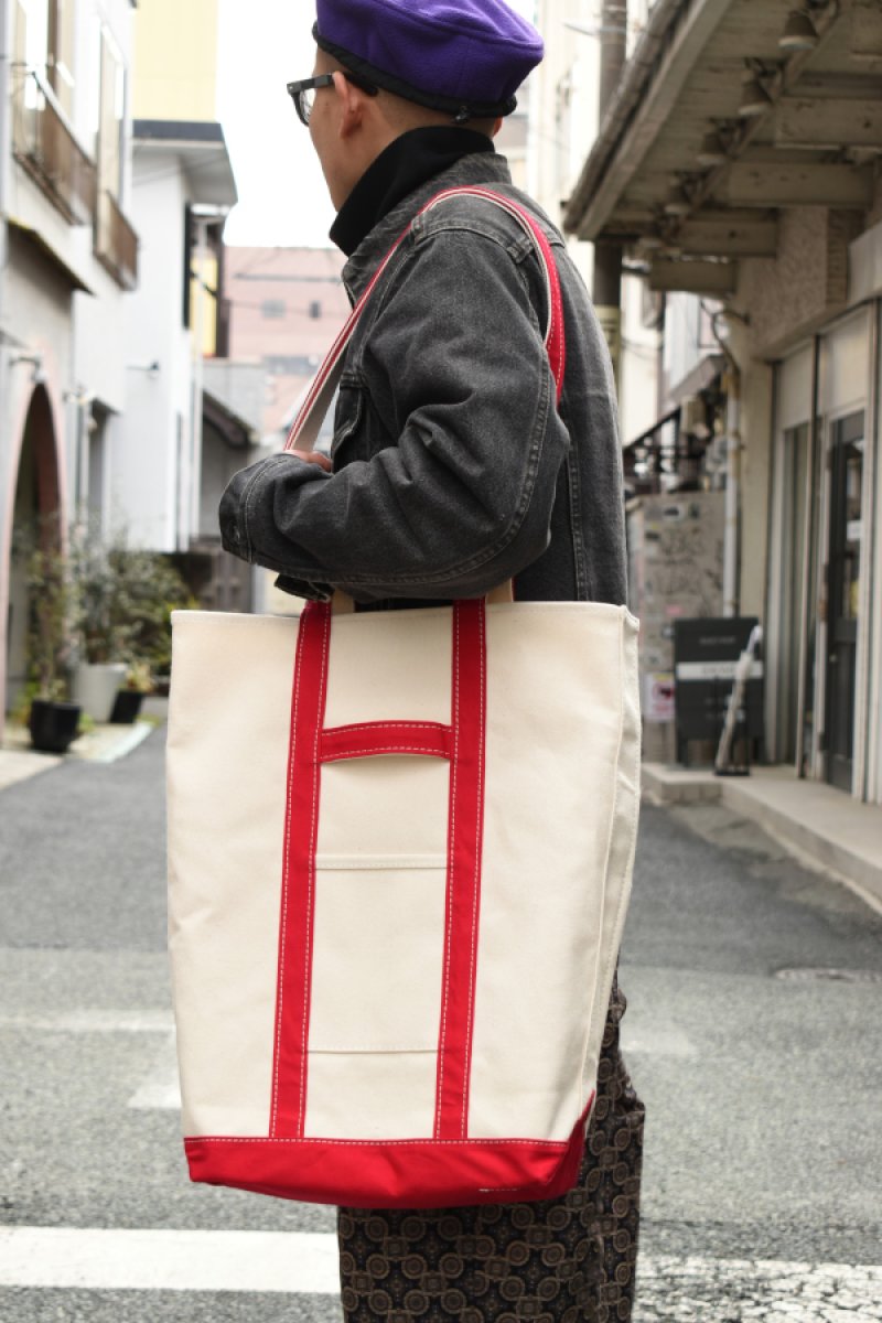 画像1: [NEW] Lakewood Clothing "Souvenir 2way tote" (RED) (1)