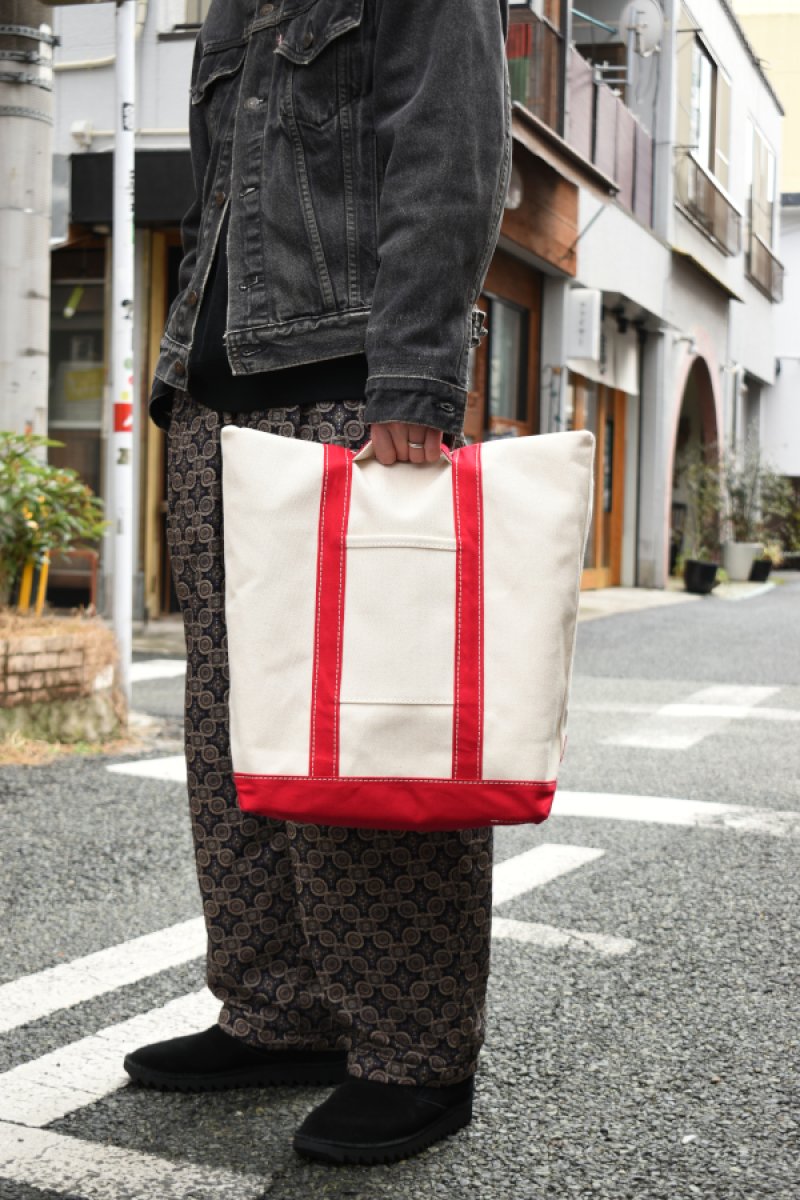 画像4: [NEW] Lakewood Clothing "Souvenir 2way tote" (RED) (4)