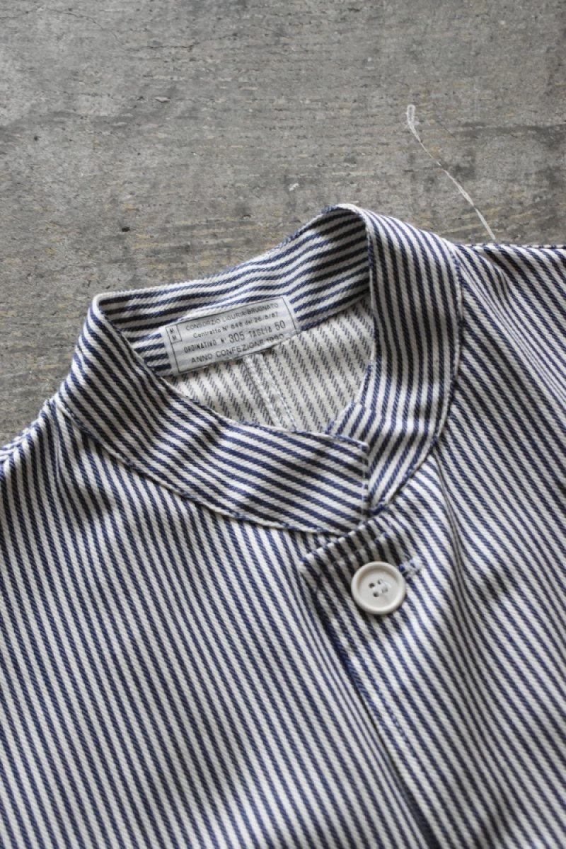 画像5: [DEADSTOCK] 80~90's ITALIAN NAVY cook jacket (5)