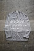 画像1: [DEADSTOCK] 80~90's ITALIAN NAVY cook jacket (1)