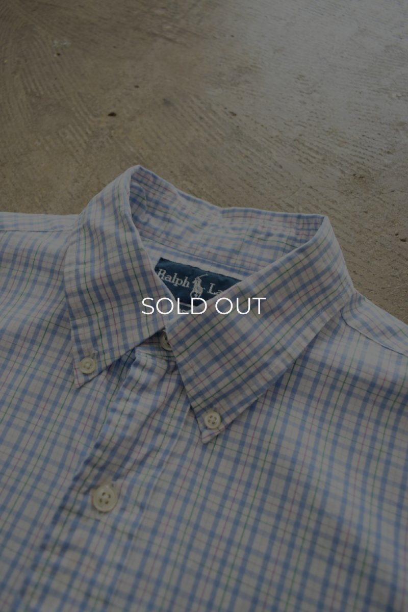 画像5: Ralph Lauren check BD shirt (5)