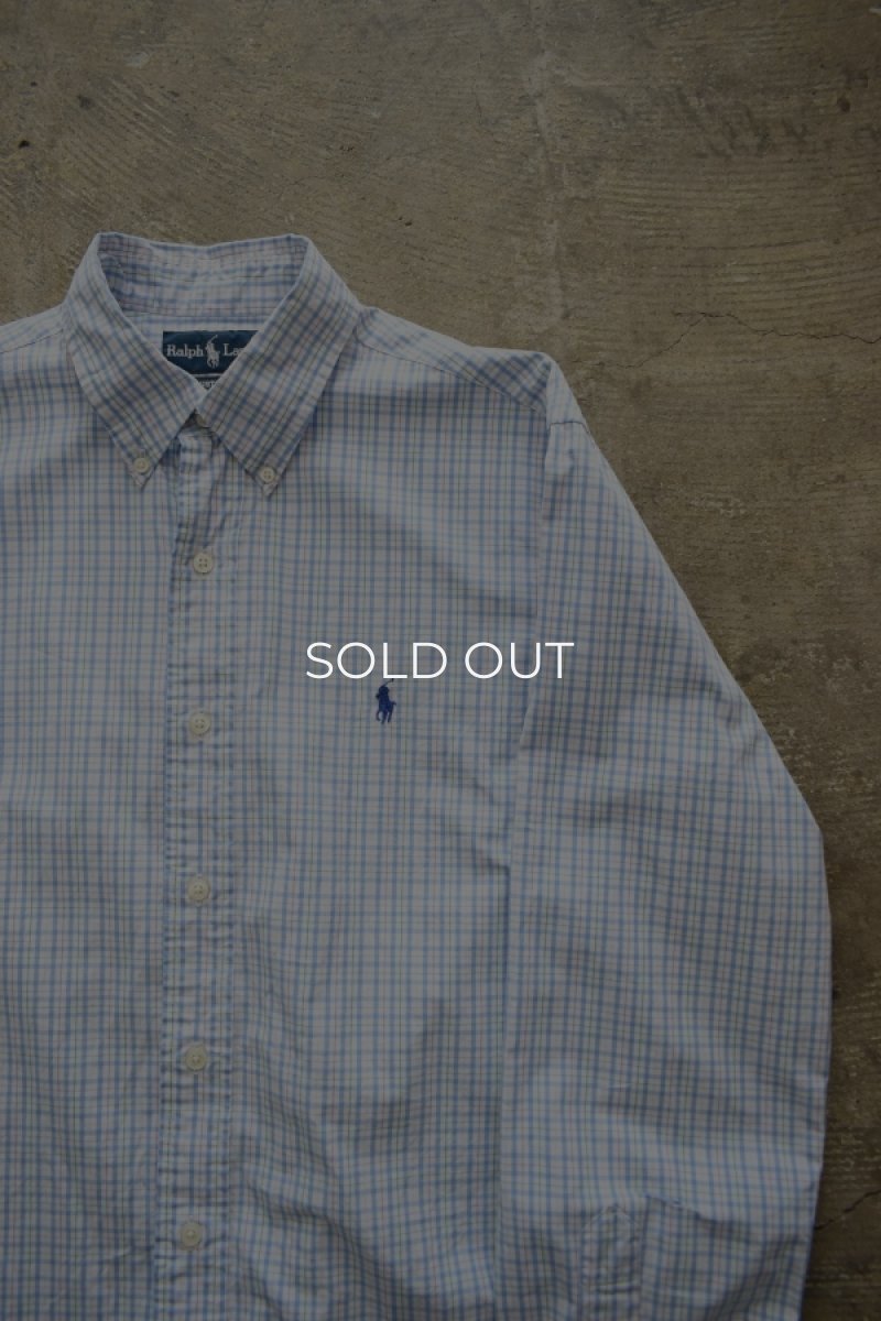 画像2: Ralph Lauren check BD shirt (2)