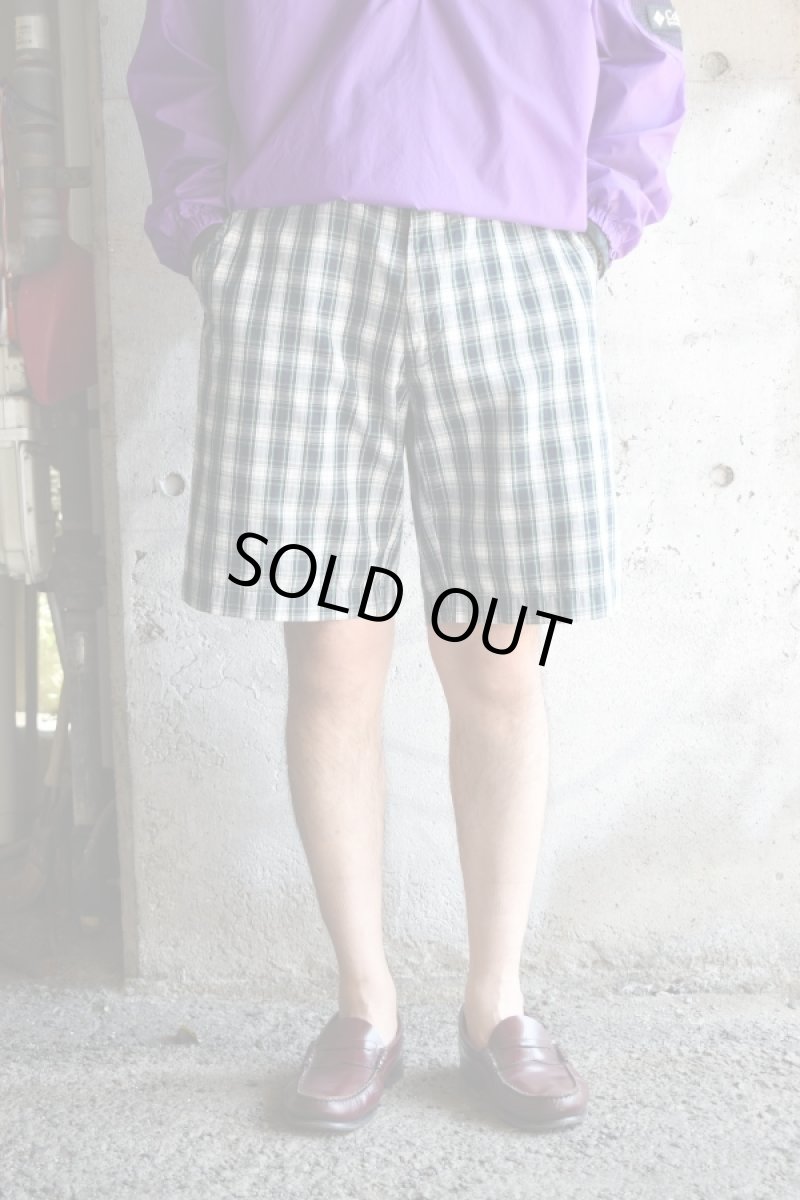 画像1: Ralph Lauren cotton check shorts (1)