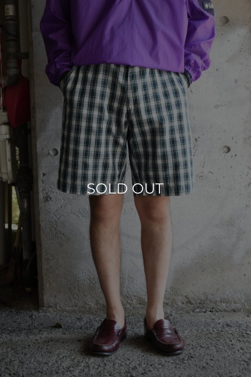 画像1: Ralph Lauren cotton check shorts (1)
