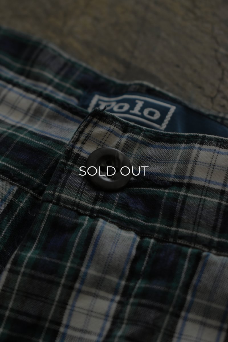 画像7: Ralph Lauren cotton check shorts (7)
