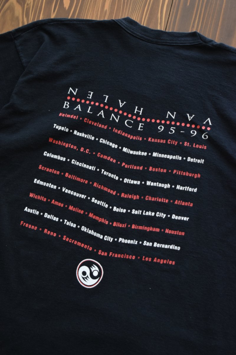 画像16: 90's VAN HALEN "BALANCE 95-96 tour" tee -made in USA- (16)