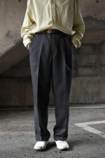画像1: FARAH 2-tuck slacks (1)
