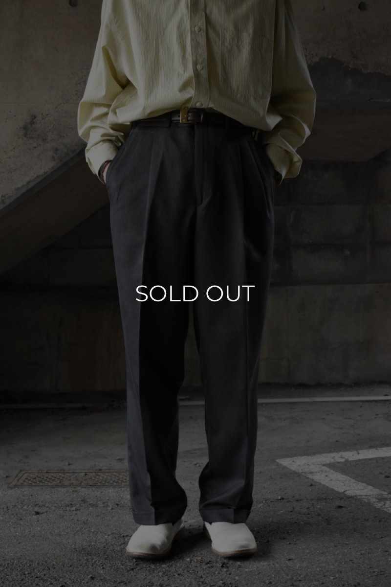 画像1: FARAH 2-tuck slacks (1)