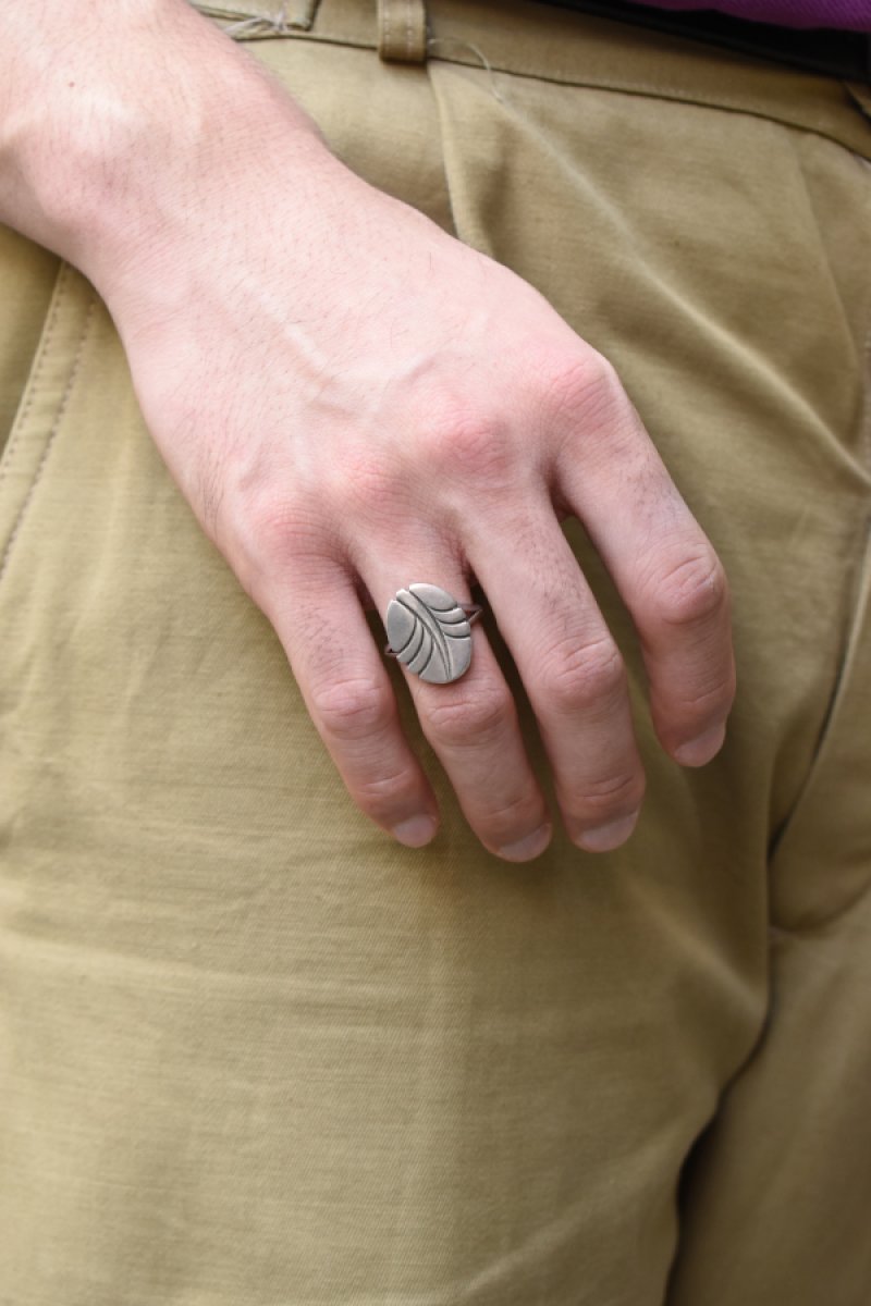 画像7: Indian Jewelry Navajo silver ring "	Steve Yellowhorse" (7)