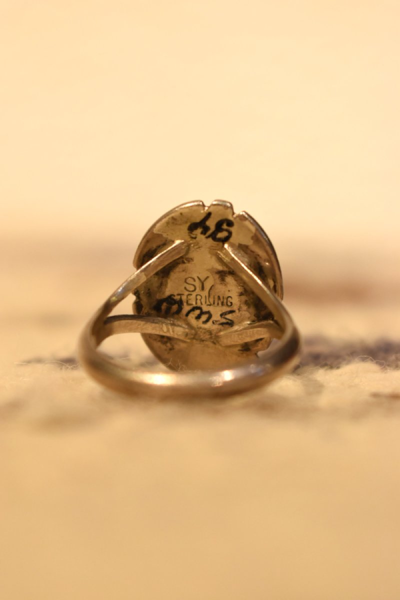 画像6: Indian Jewelry Navajo silver ring "	Steve Yellowhorse" (6)