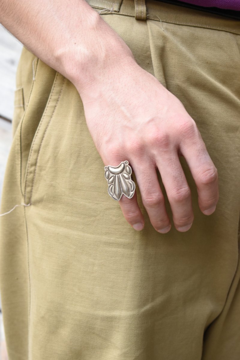 画像8: Indian Jewelry Navajo silver ring "RAY ADAKAI" (8)