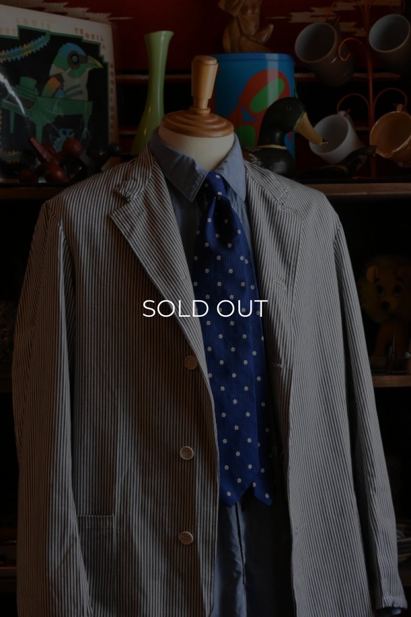 画像1: BROOKS BROTHERS silk tie -made in USA- (1)