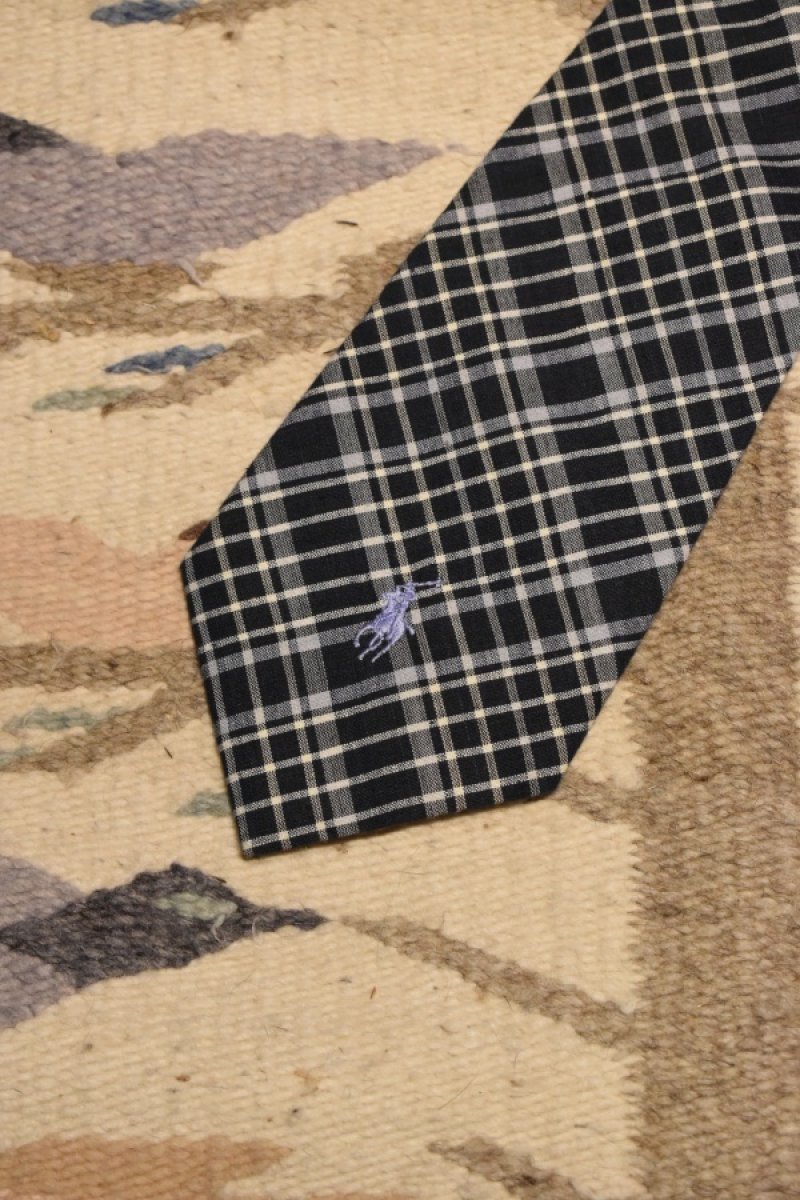 画像5: Ralph Lauren cotton tie -made in USA- (5)