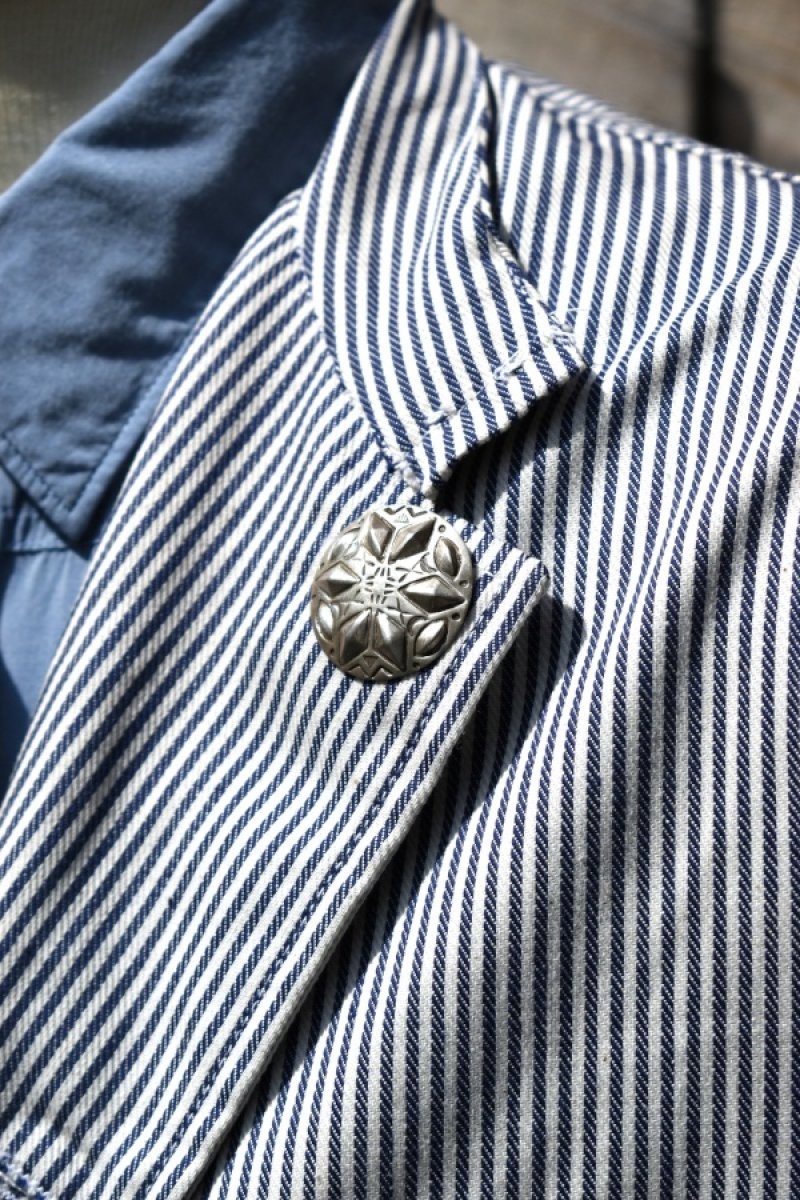 画像6: Indian Jewelry Navajo silver concho "RAY ADAKAI" (6)