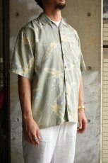 画像2: 90's Jos. A. Bank S/S silk open collar shirt (2)