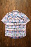 画像14: 80's Eddie Bauer S/S check shirt -made in INDIA- (14)