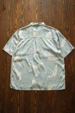 画像14: 90's Jos. A. Bank S/S silk open collar shirt (14)
