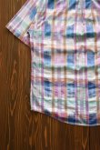 画像16: 80's Eddie Bauer S/S check shirt -made in INDIA- (16)