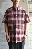 画像1: Ralph Lauren S/S check BD shirt -made in INDIA- (1)