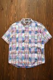 画像5: 80's Eddie Bauer S/S check shirt -made in INDIA- (5)
