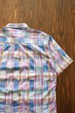 画像15: 80's Eddie Bauer S/S check shirt -made in INDIA- (15)