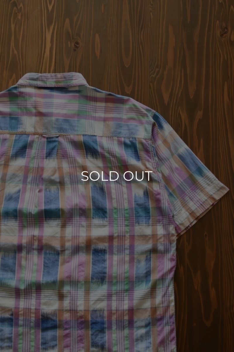 画像15: 80's Eddie Bauer S/S check shirt -made in INDIA- (15)
