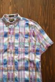 画像6: 80's Eddie Bauer S/S check shirt -made in INDIA- (6)