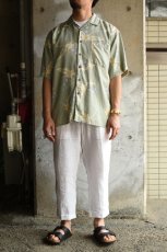 画像4: 90's Jos. A. Bank S/S silk open collar shirt (4)