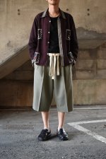 画像4: 〚TEXTURES〛 3/4 wide slacks (4)
