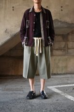 画像4: 〚TEXTURES〛 3/4 wide slacks (4)