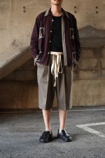 画像4: 〚TEXTURES〛 3/4 wide slacks (4)