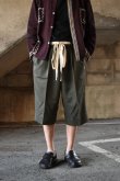画像1: 〚TEXTURES〛 3/4 wide slacks (1)