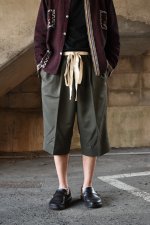 画像1: 〚TEXTURES〛 3/4 wide slacks (1)