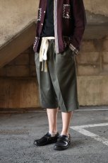 画像2: 〚TEXTURES〛 3/4 wide slacks (2)