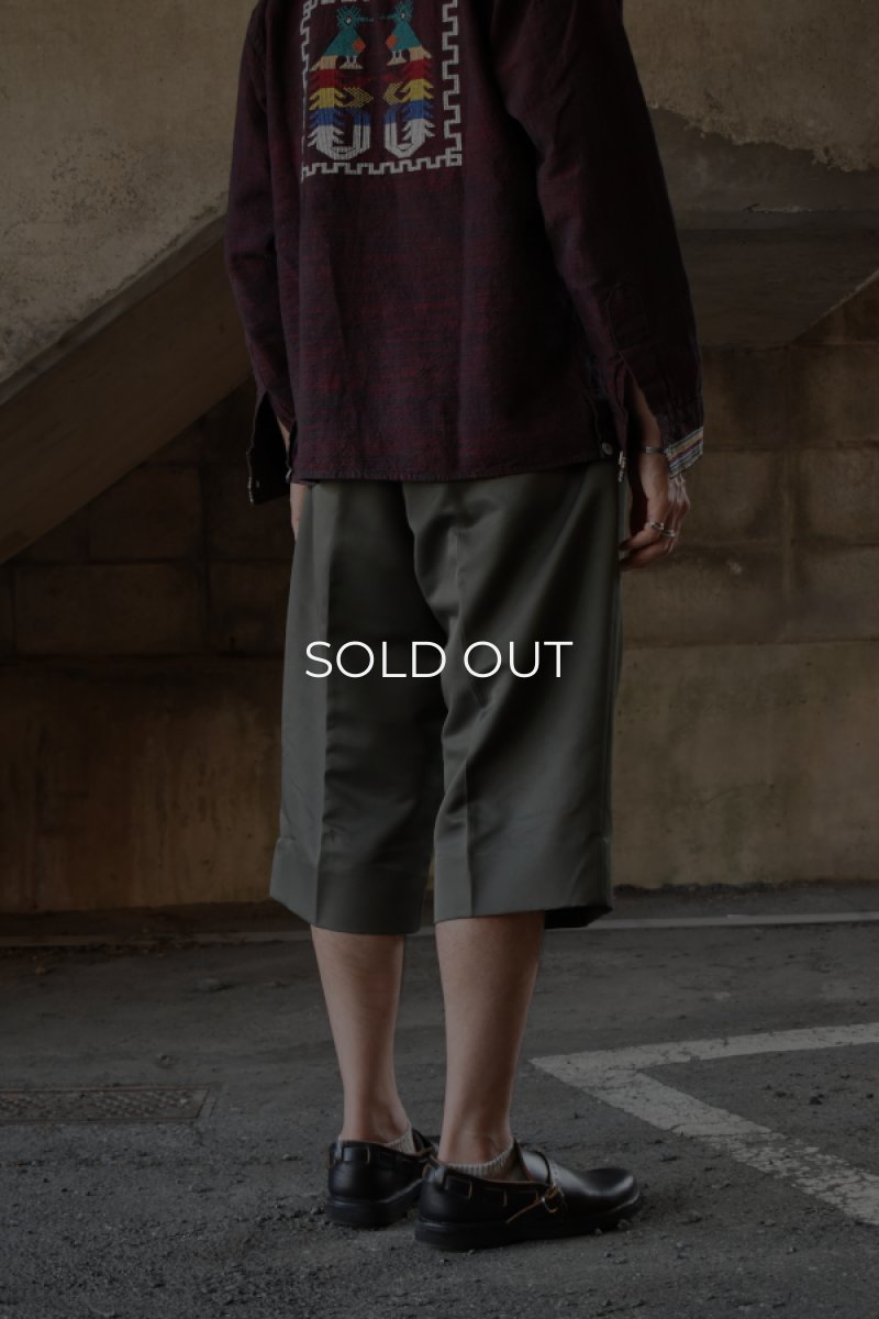 画像3: 〚TEXTURES〛 3/4 wide slacks (3)