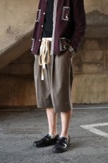 画像2: 〚TEXTURES〛 3/4 wide slacks (2)