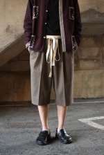画像1: 〚TEXTURES〛 3/4 wide slacks (1)