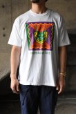 画像1: 90's FRUIT OF THE LOOM S/S print tee -made in USA- (1)