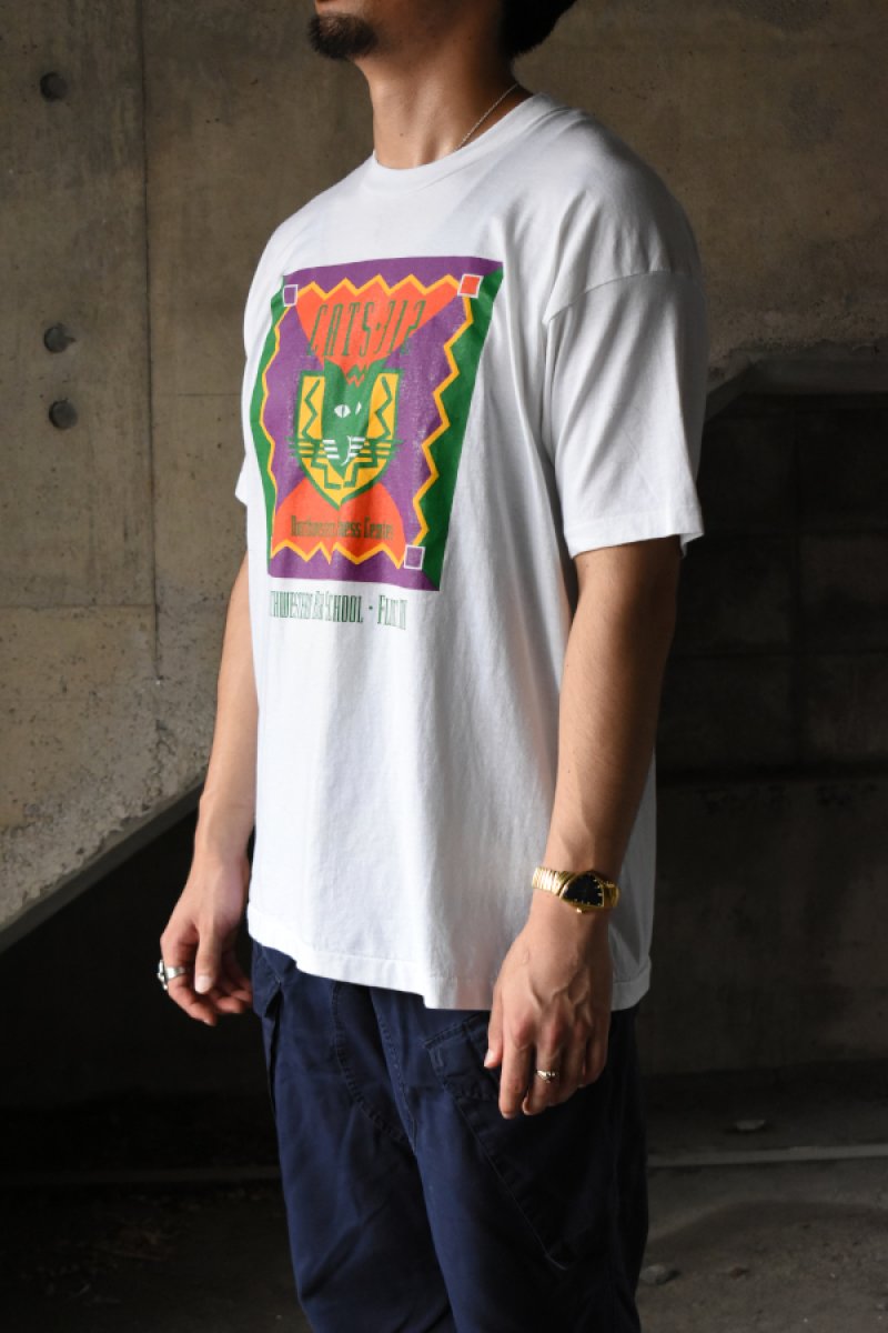 画像2: 90's FRUIT OF THE LOOM S/S print tee -made in USA- (2)
