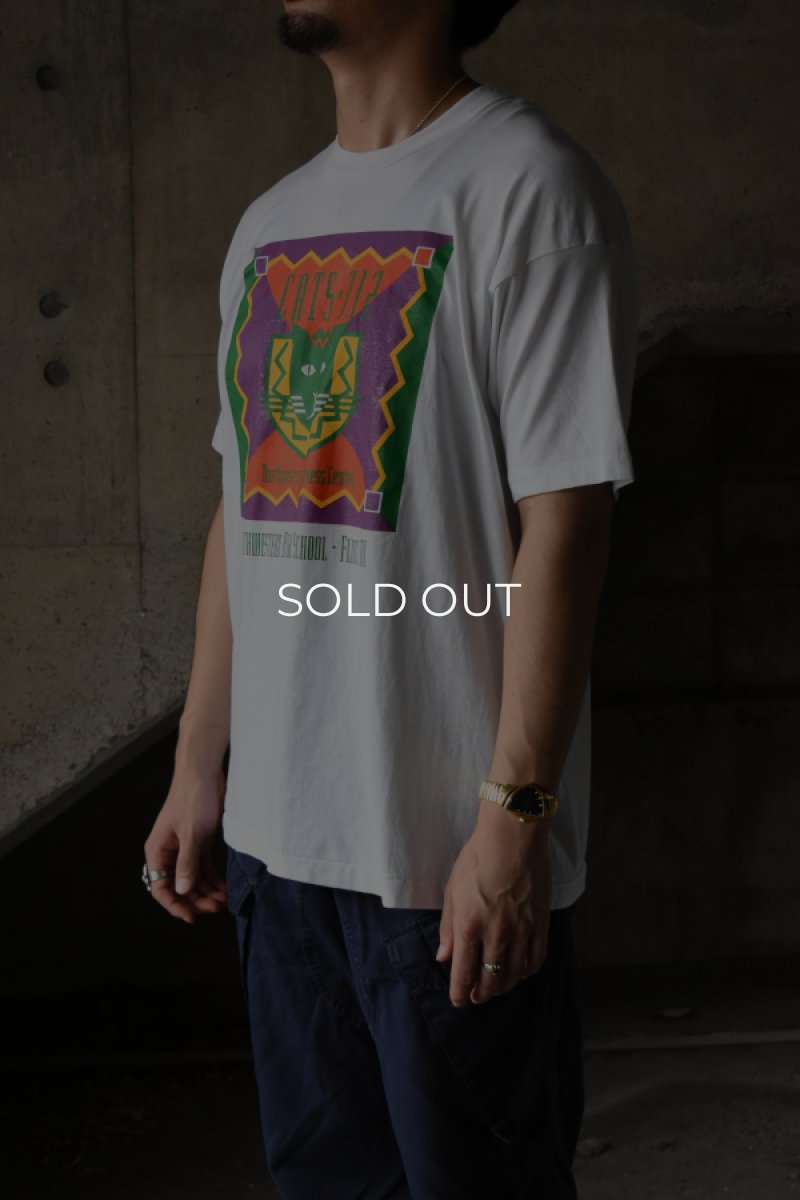 画像2: 90's FRUIT OF THE LOOM S/S print tee -made in USA- (2)