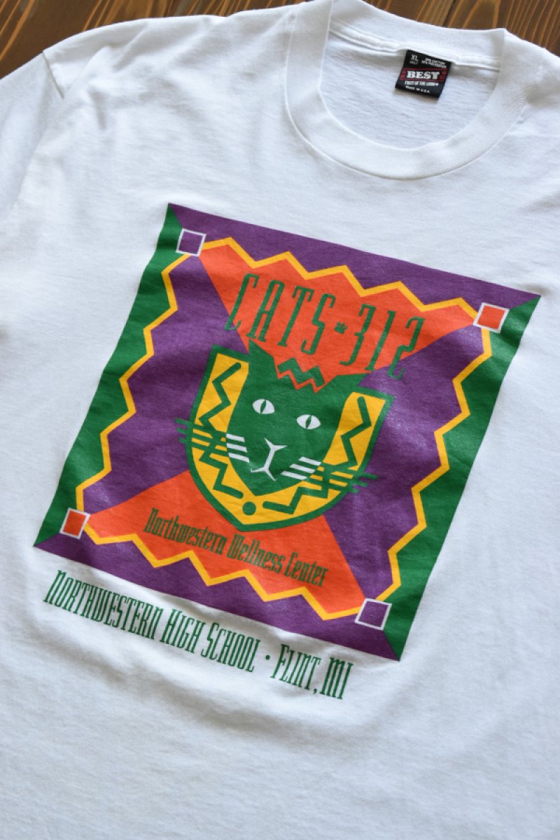 画像10: 90's FRUIT OF THE LOOM S/S print tee -made in USA- (10)