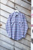 画像1: [NOS] 70-80’s VAN HEUSEN L/S check shirt (1)